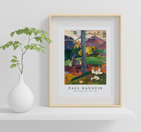 Paul Gauguin - Mata Mua (Once Upon a Time) 1892