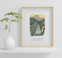 Pierre Bonnard - Street Seen from Above, from the series Some Aspects of Parisian Life (1897)