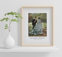 Claude Monet - Bazille and Camille 1865