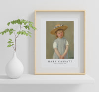 Mary Cassatt - Child in a Straw Hat 1886