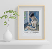 Camille Pissarro - Young Peasant Having Her Coffee 1881