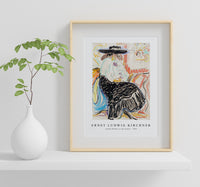 Ernst Ludwig Kirchner - Seated Woman in the Studio 1909