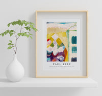 Paul Klee - Interieur mit der Uhr (Interior with the Clock) 1913