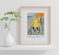 Edward Penfield - Man riding bicycle 1894