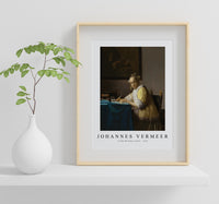 Johannes Vermeer - A Lady Writing a Letter 1665
