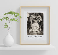 Paul Gauguin - Buddha, from the Suite of Late Wood-Block Prints 1898-1899