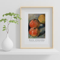 Paul Cezanne - Three Apples (Deux pommes et demie) 1878-1879