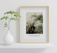 David Roberts - The holy tree of Metereah-1796-1864