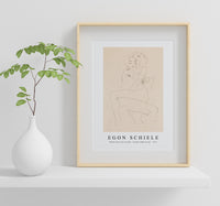 Egon Schiele - Naked man and woman. Couple Embracing 1911