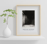 Odilon Redon - I Saw a Flash of Light. Large and Pale 1896