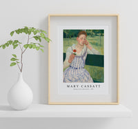 Mary Cassatt - Woman with a Red Zinnia 1891