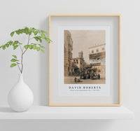 David roberts - Bazaar of the coppersmiths Cairo-1796-1864