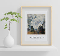 Claude Monet - Arrival of the Normandy Train 1877