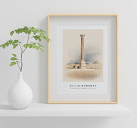 David Roberts - Pompey's Pillar Alexandria-1796-1864