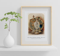 Sir Matthew Digby Wyatt - Enamelled vase and dish 1820-1877