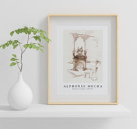 Alphonse Mucha - Sketch for a fireplace 1869-1939