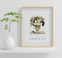 Currier & Ives - Fruit vase-1847