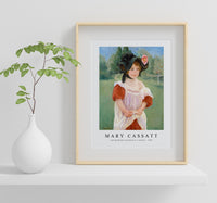 Mary Cassatt - Spring Margot Standing in a Garden 1900