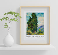 Vincent Van Gogh - Cypresses 1889