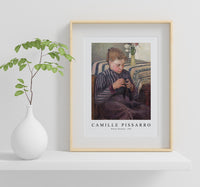 Camille Pissarro - Woman Mending 1895