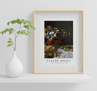 Claude Monet - Still Life with Flowers and Fruit 1869