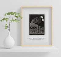 Samuel Jessurun De Mesquita - White–necked Crane (Witnekkraanvogel) (1927)