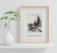 Odilon Redon - In the Shadow of the Wing, the Black Creature Bit 1891