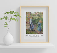 Camille Pissarro - Woman and Child at the Well 1882