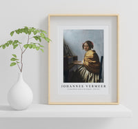 Johannes Vermeer - A young Woman seated at the Virginals 1670-1672