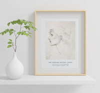 Sir Edward Burne Jones - The Car of Love or Love's Wayfaring - Study of Margaret Drummond (1880)