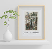 Camille Pissarro - Market in Gisors 1923-1930