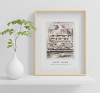 Paul Nash - Design for Urne Buriall–Funeral Pyre (1932)