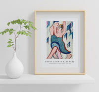 Ernst Ludwig Kirchner - Dancing Couple in the Snow, reverse 1928-1929