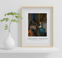 Johannes Vermeer - Young Woman Seated at a Virginal 1670-1672