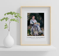 Camille pissarro - Julie Pissarro in the garden 1874