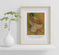 Paul Gauguin - Crouching Tahitian Woman 1891-1893