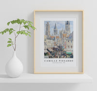 Camille Pissarro - Grocery Street, Rouen 1898