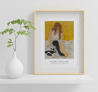 Pierre Bonnard - Woman Putting on Her Stockings (1893)