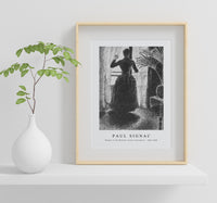 Paul Signac - Woman at the Window Initial Conception for the painting Sunday (ca. 18871888)