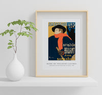 Henri De Toulouse–Lautrec - Ambassadeurs Aristide Bruant dans son cabaret 1892