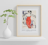 Ernst Ludwig Kirchner - Performer Bowing 1909