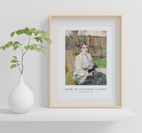 Henri De Toulouse–Lautrec - Lady with a Dog 1891