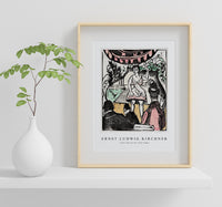 Ernst Kudwig Kirchner - Little Variety Act with Singer