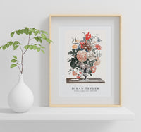 Johan Teyler - Flowers in a glass vase (1688-1698)