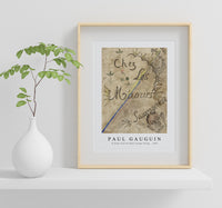 Paul gauguin - Chez les Maories Sauvageries (At Home with the Maori Savage Things) (1893)