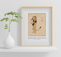 Edward Penfield - Lion and a book 1894