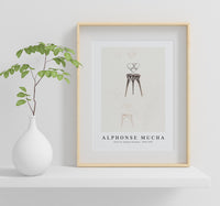 Alphonse Mucha - Stool for Fouquet boutique 1869-1939