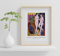 Ernst Ludwig Kirchner - Two Nudes in a Room 1914