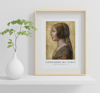 Leonardo Da Vinci - Profile of a Young Fiancée 1495
