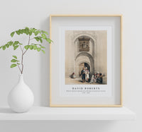 David Roberts - Modern mansion showing the arabesque architecture of Cairo-1796-1864